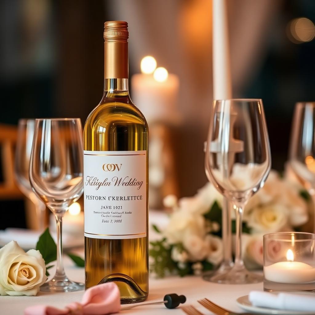 Vin med egen etikett til bryllup — komplett guide
