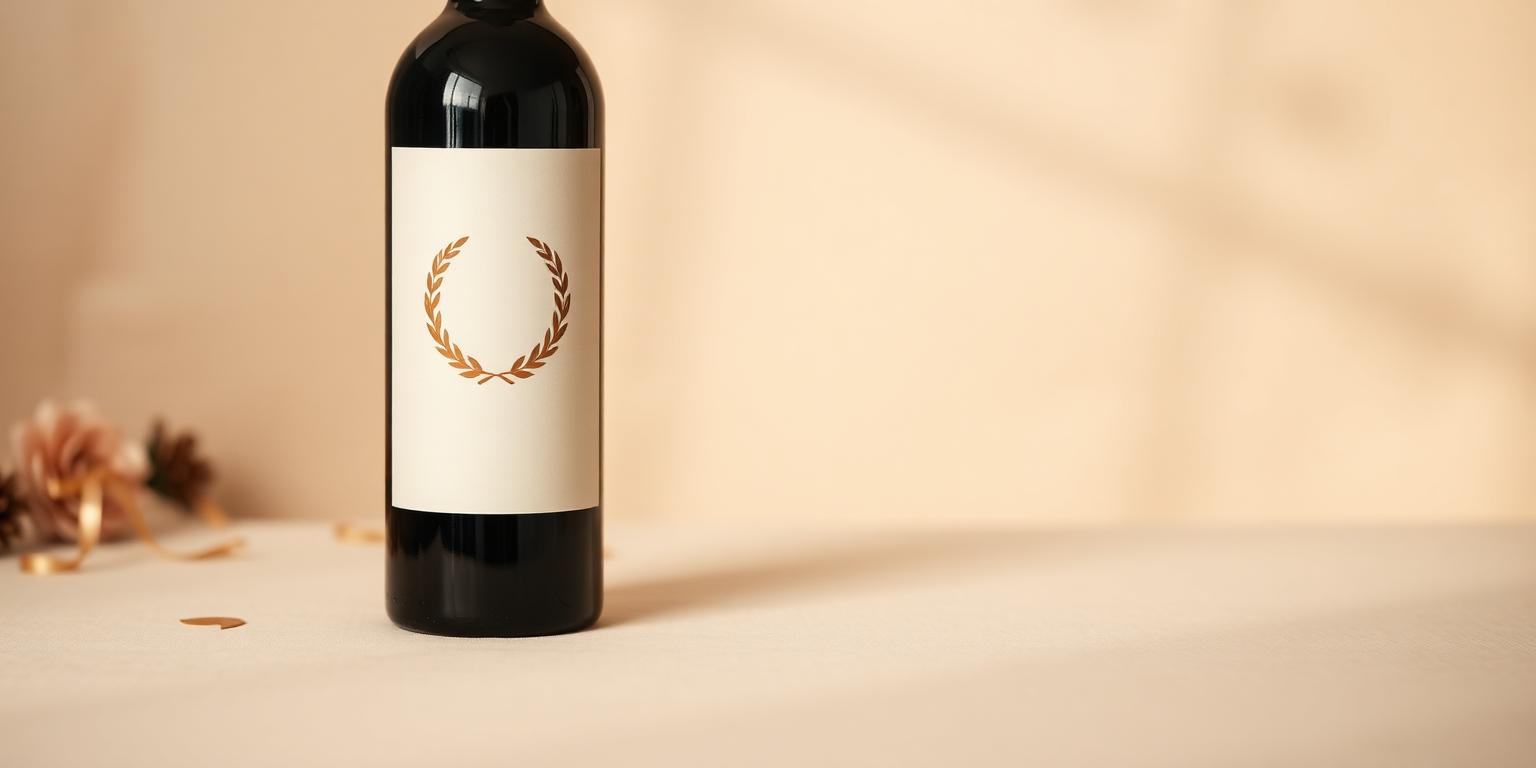 Slik designer du den perfekte vinflasken med logo til firmaets jubileum