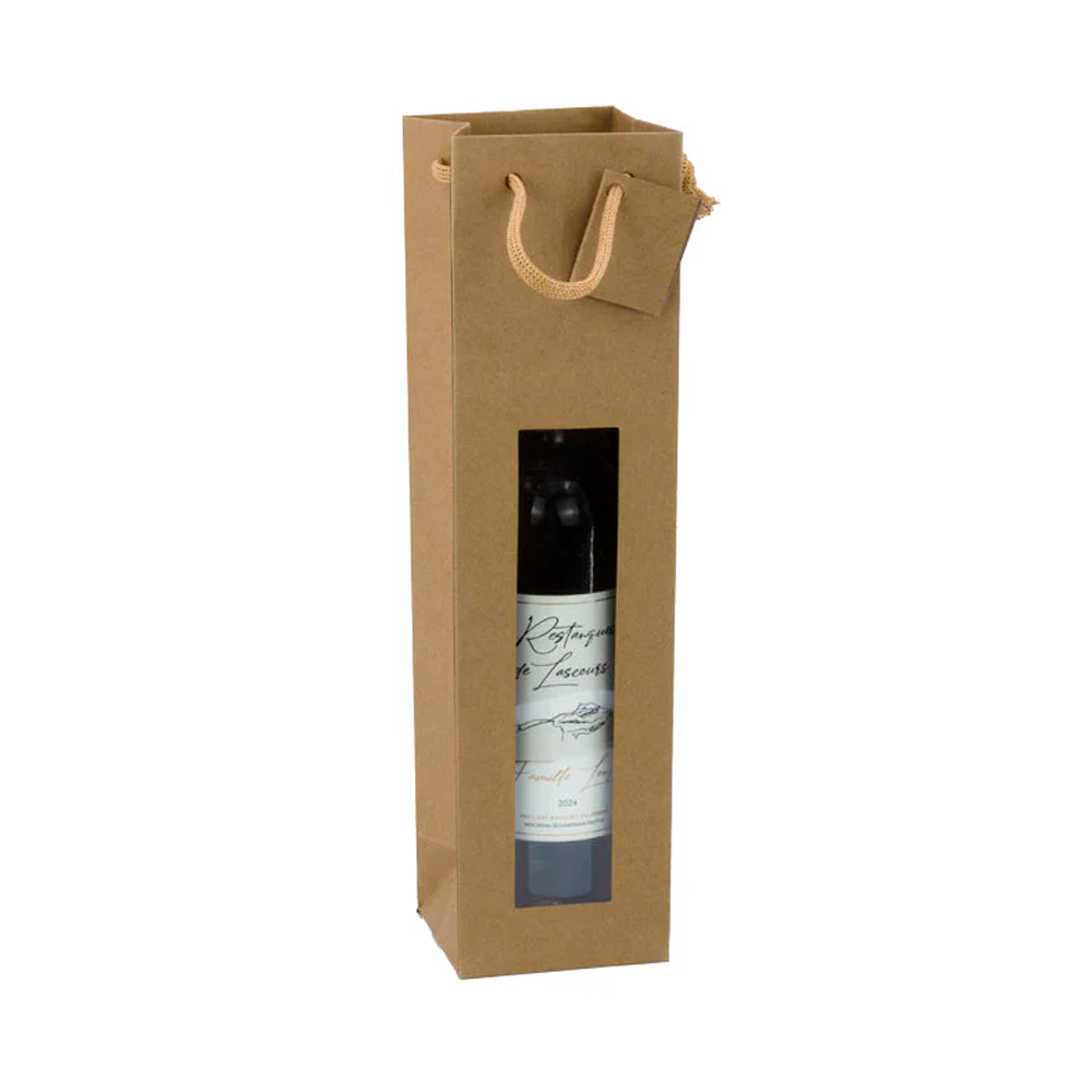 Vinpose Kraft 1 flaske vindu - Natur farge